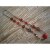Sautoir fantaisie papillons rouges