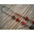 Sautoir fantaisie papillons rouges