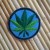 Patch feuille bicolore