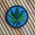 Patch feuille bicolore
