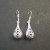 Boucles d'oreille en argent Gouttes ajourées