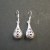 Boucles d'oreille en argent Gouttes ajourées