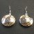 Boucles d'oreille en argent Rondes bombées