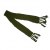 Echarpe unie verte