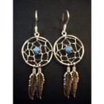 Boucles d'oreille attrapes rêves 