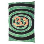 Paréo fluorescent spirale Om 