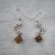 Boucles d'oreille Trois fleurs