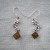 Boucles d'oreille Trois fleurs