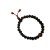 Bracelet mala perles marron et corail