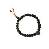 Bracelet mala bois de rose et turquoise