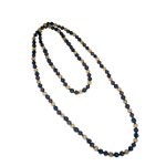 Collier long perles 3 couleurs