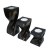 Set de 3 bougeoirs en mango torsadés