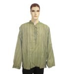 Chemise lacet pistache