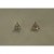 Clous d'oreilles cristal triangle MM