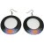 Boucles d'oreilles rondes Ellébore