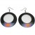 Boucles d'oreilles rondes Ellébore