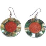 Boucles d'oreilles rondes Sirène