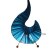 Lampe arabesque bleue