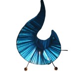 Lampe arabesque bleue