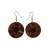 Boucles d'oreilles soleil rouge