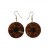 Boucles d'oreilles soleil rouge
