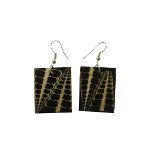Boucles d'oreilles rectangles