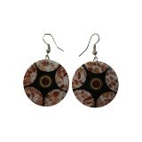 Boucles d'oreilles étoile noire