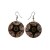 Boucles d'oreilles étoile noire