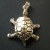 Pendentif argent tortue de terre articulée