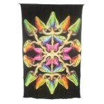 Tenture fluo quatrième dimension