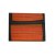 Portefeuille rayé orange