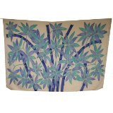 Tenture 5 feuilles de bambou
