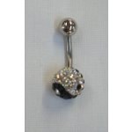 Piercing nombril yin yang
