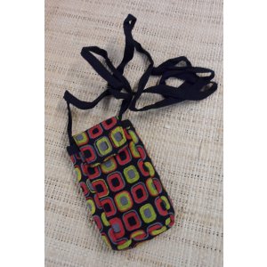 Pochette smartphone square noir color