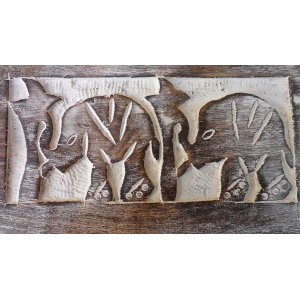 Boite éléphants bicolores