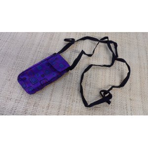 Pochette smartphone square violet