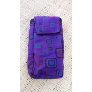 Pochette portable square violet