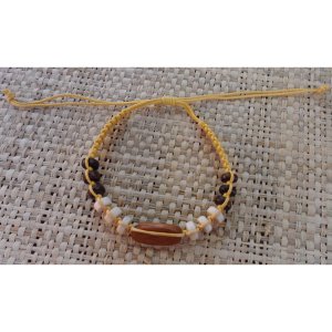 Bracelet  perles et macramé 5