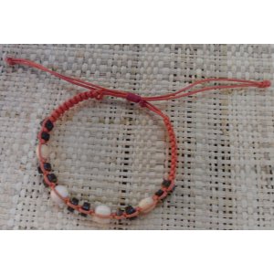 Bracelet  perles et macramé 1