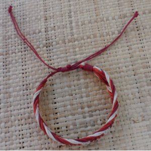 Bracelet fantaisie inspi rouge