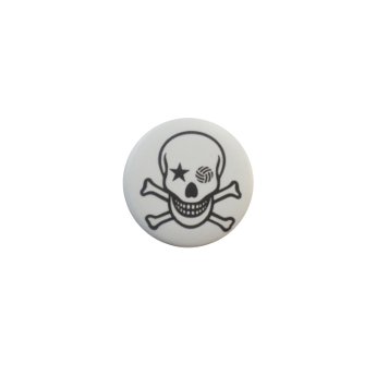 Badge Tête de mort étoile