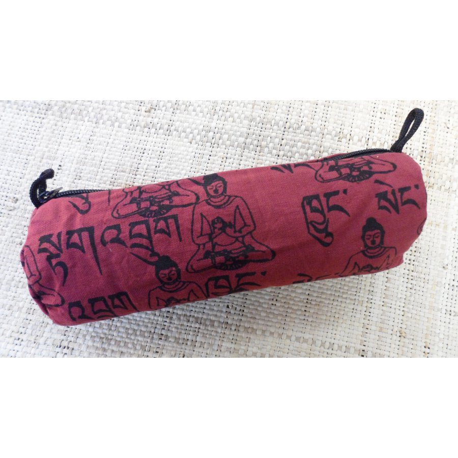 Trousse Bouddha bordeaux