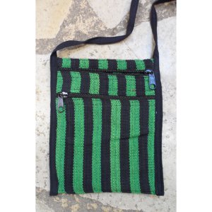 Sac daman vert et noir 