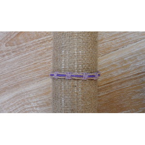 Bracelet ficelia mauve