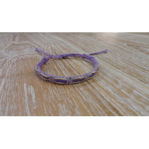 Bracelet ficelia mauve