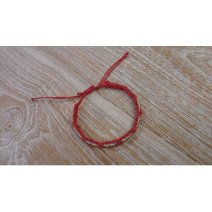 Bracelet ficelia rouge