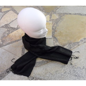 Foulard Isan soie noire