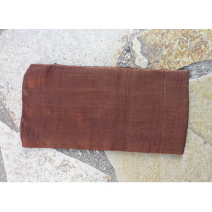 Foulard Isan soie marron