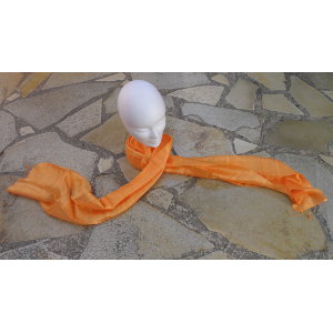 Foulard Isan soie potiron