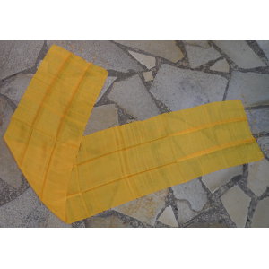 Foulard Isan soie jaune